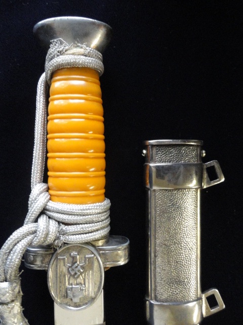 Red Cross Officer's Dagger w/Hangers & Portepee (#27931)